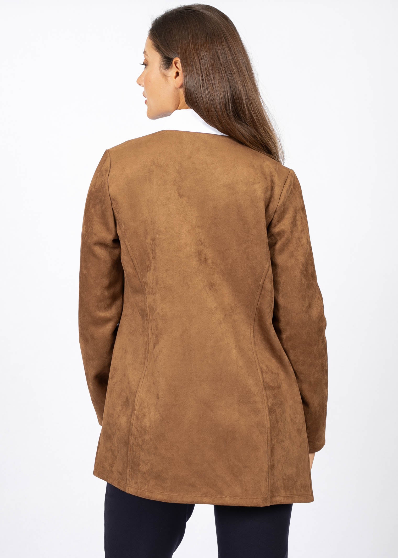 LINEA DOMANI FAUX SUEDE JACKET