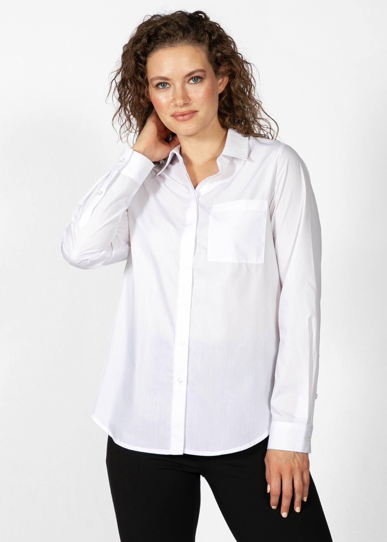 LINEA DOMANI SOLID BLOUSE