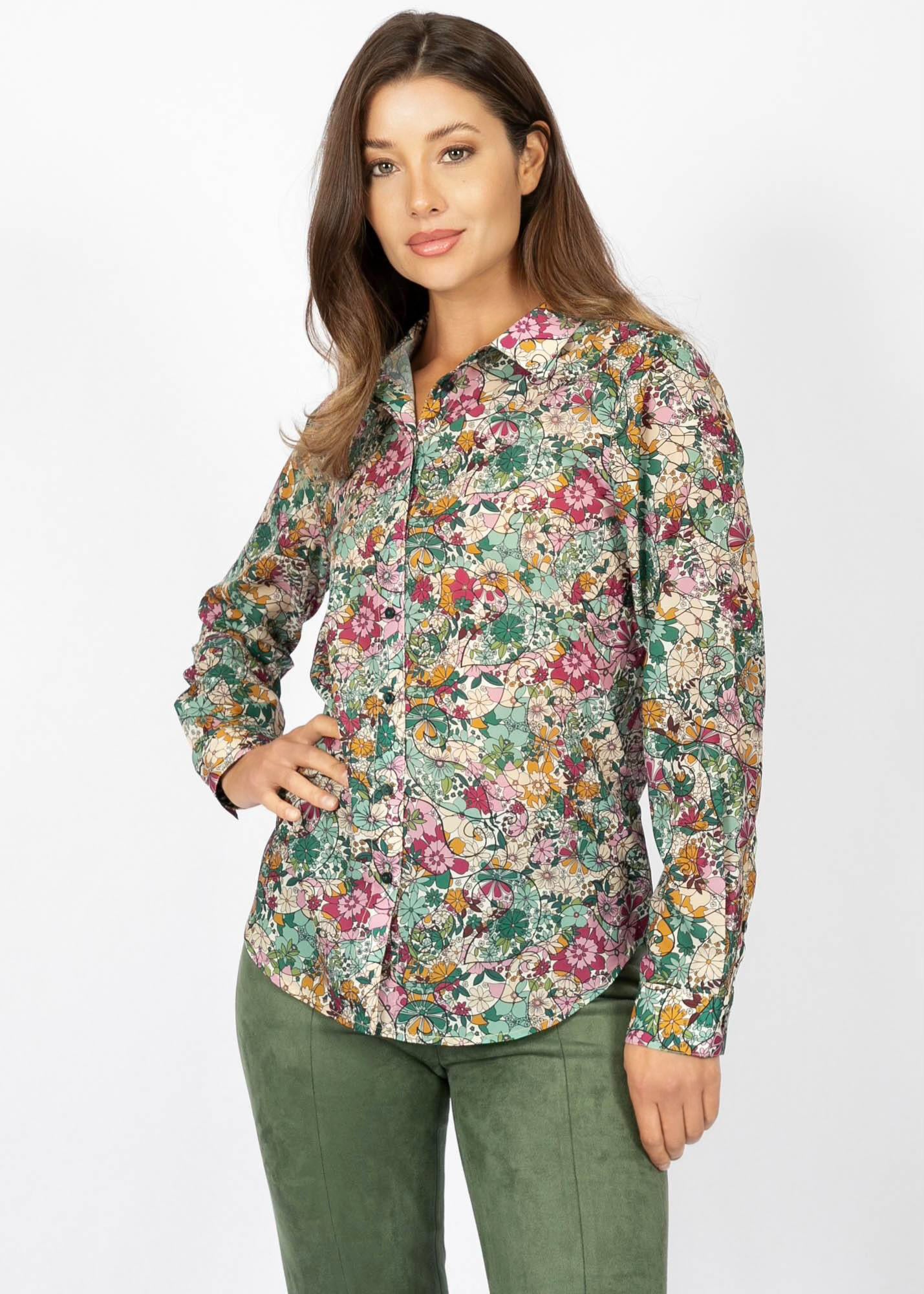 LINEA DOMANI PRINTED BLOUSE