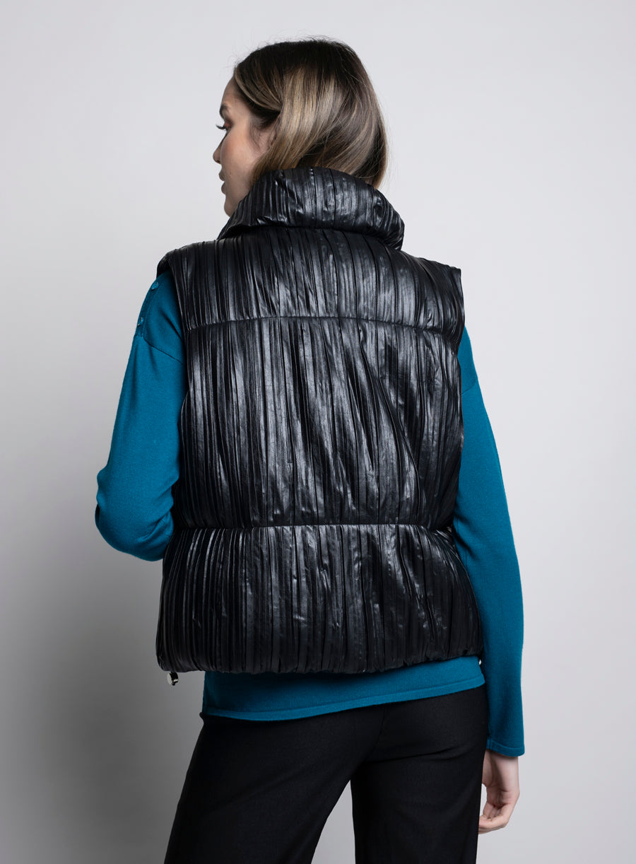 GILET PLISSÉ