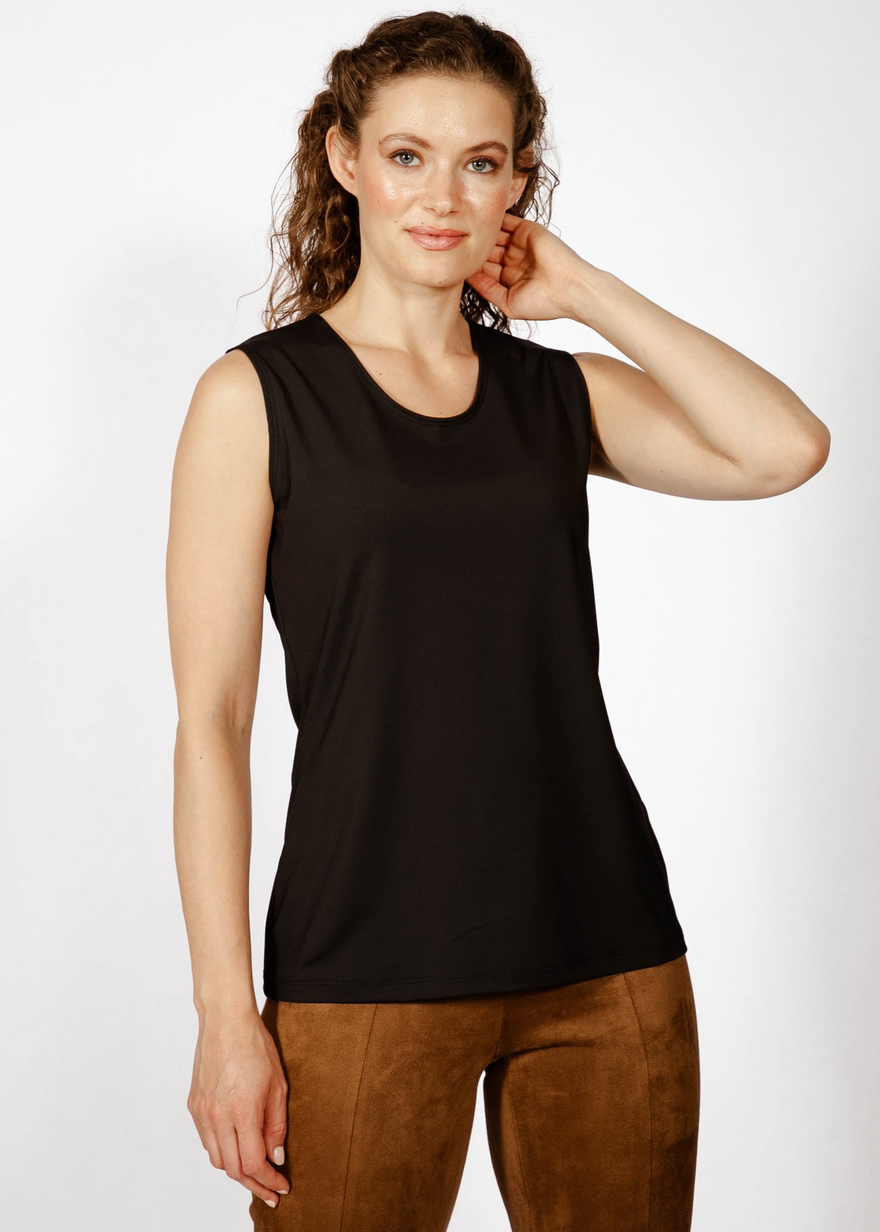 CAMISOLE BASIC COL ROND