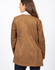 LINEA DOMANI FAUX SUEDE JACKET