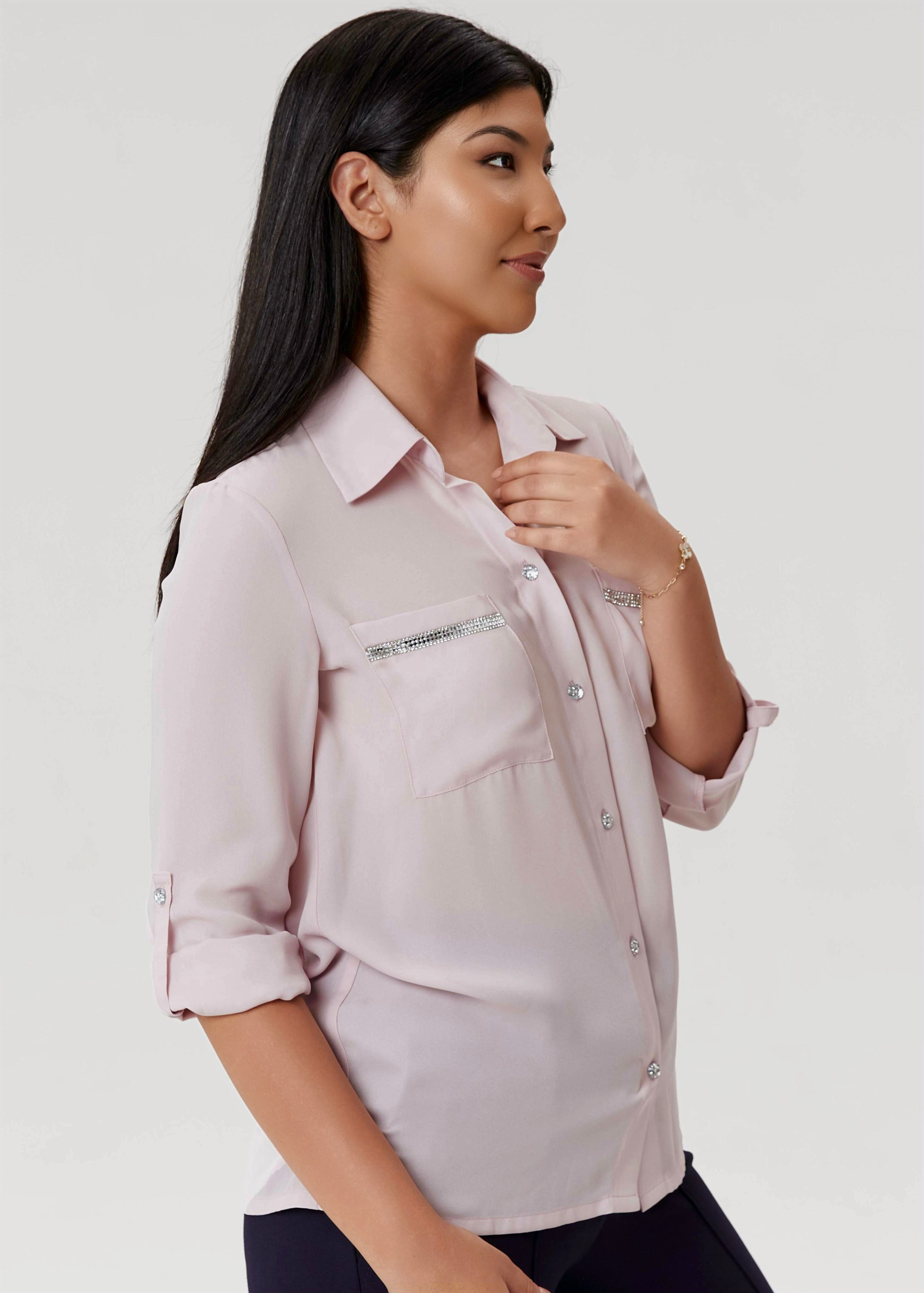 BLOUSE À ORNEMENT