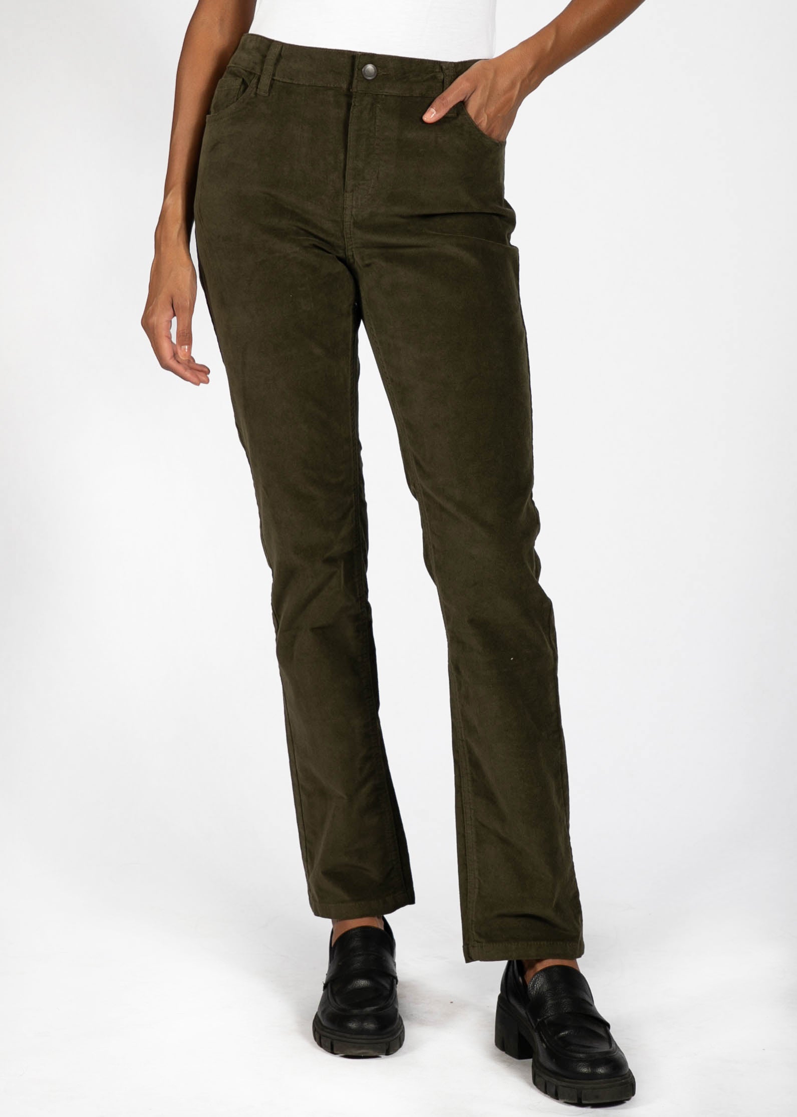 PANTALON DROIT EN CORDUROY