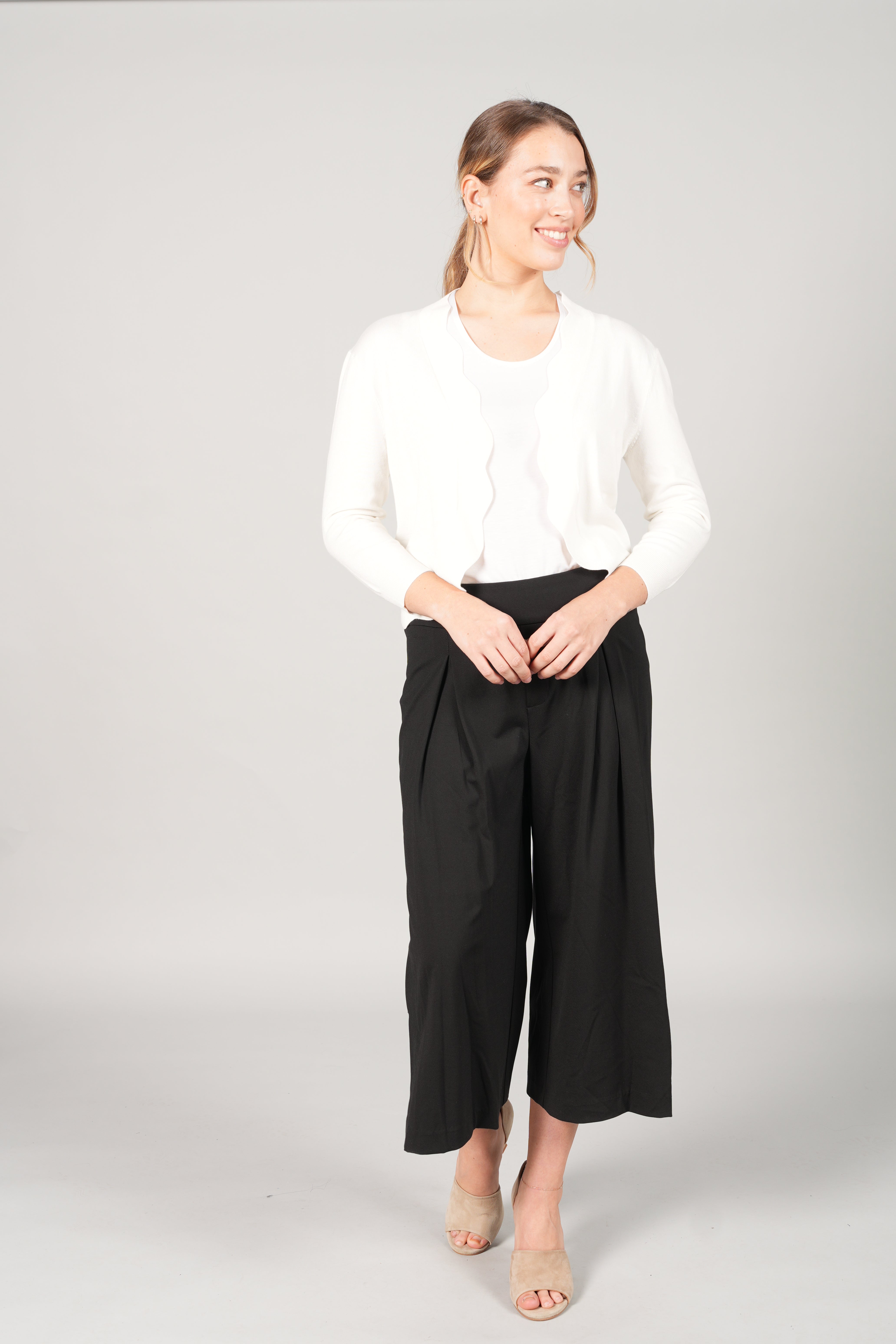 PANTALON JAMBE LARGE LISETTE