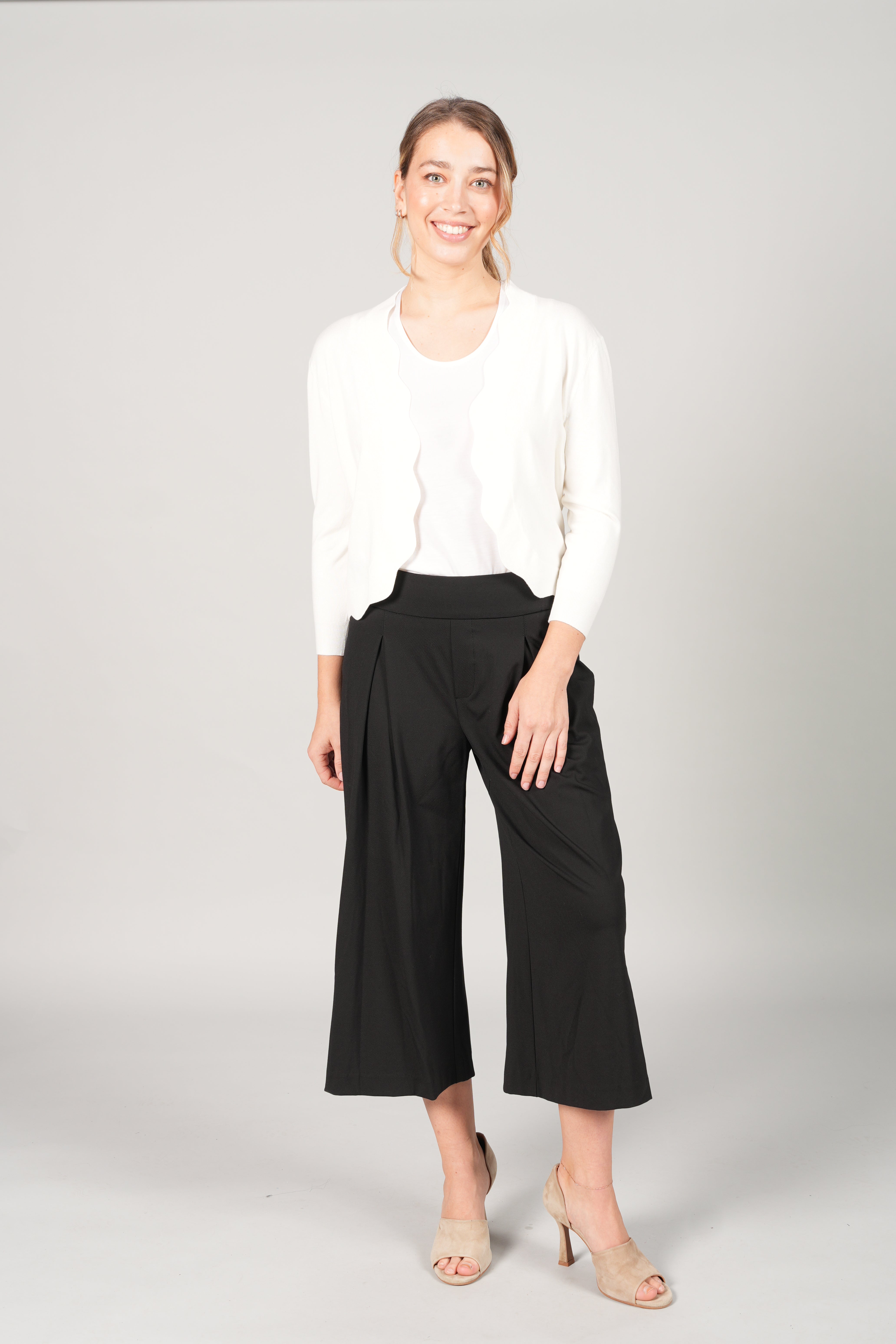 PANTALON JAMBE LARGE LISETTE