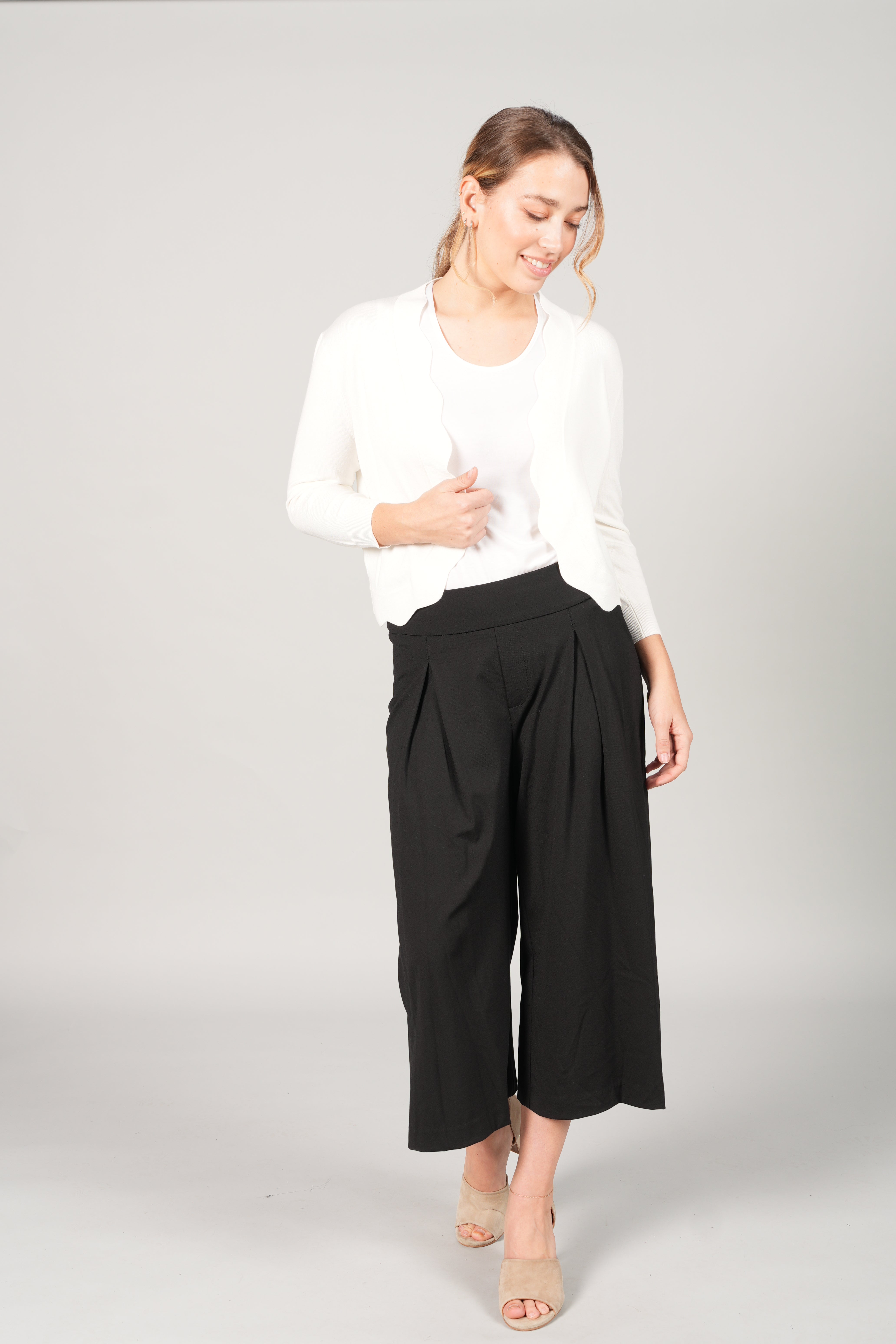 PANTALON JAMBE LARGE LISETTE