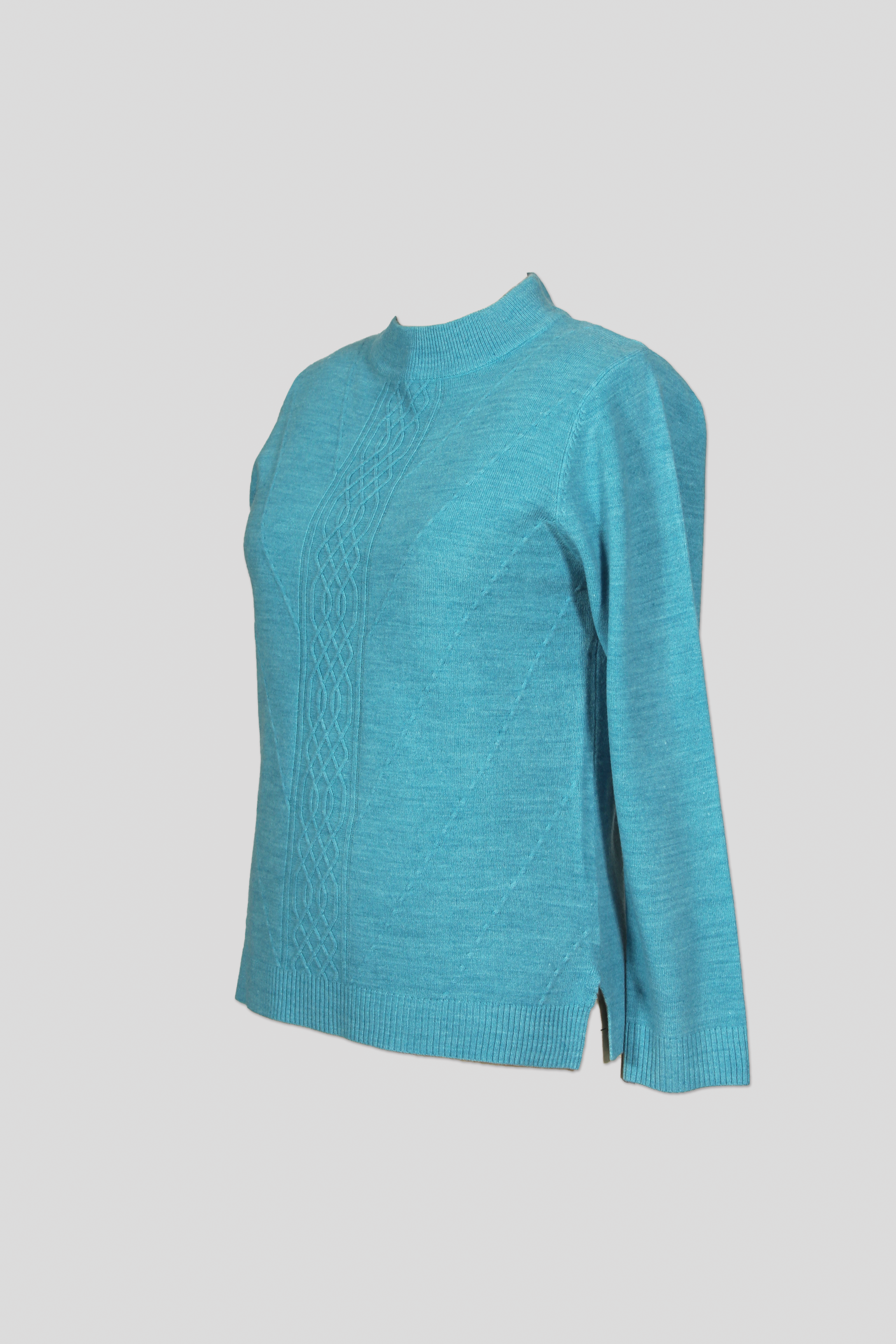 La Madona Sweater Aqua Melange