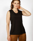 CAMISOLE BASIC COL ROND