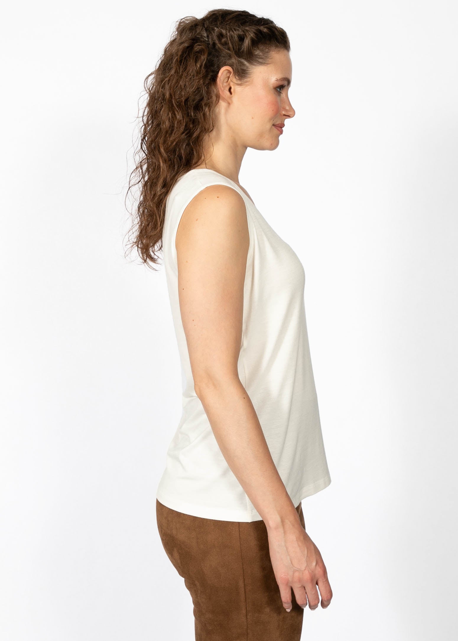 CAMISOLE BASIC COL ROND