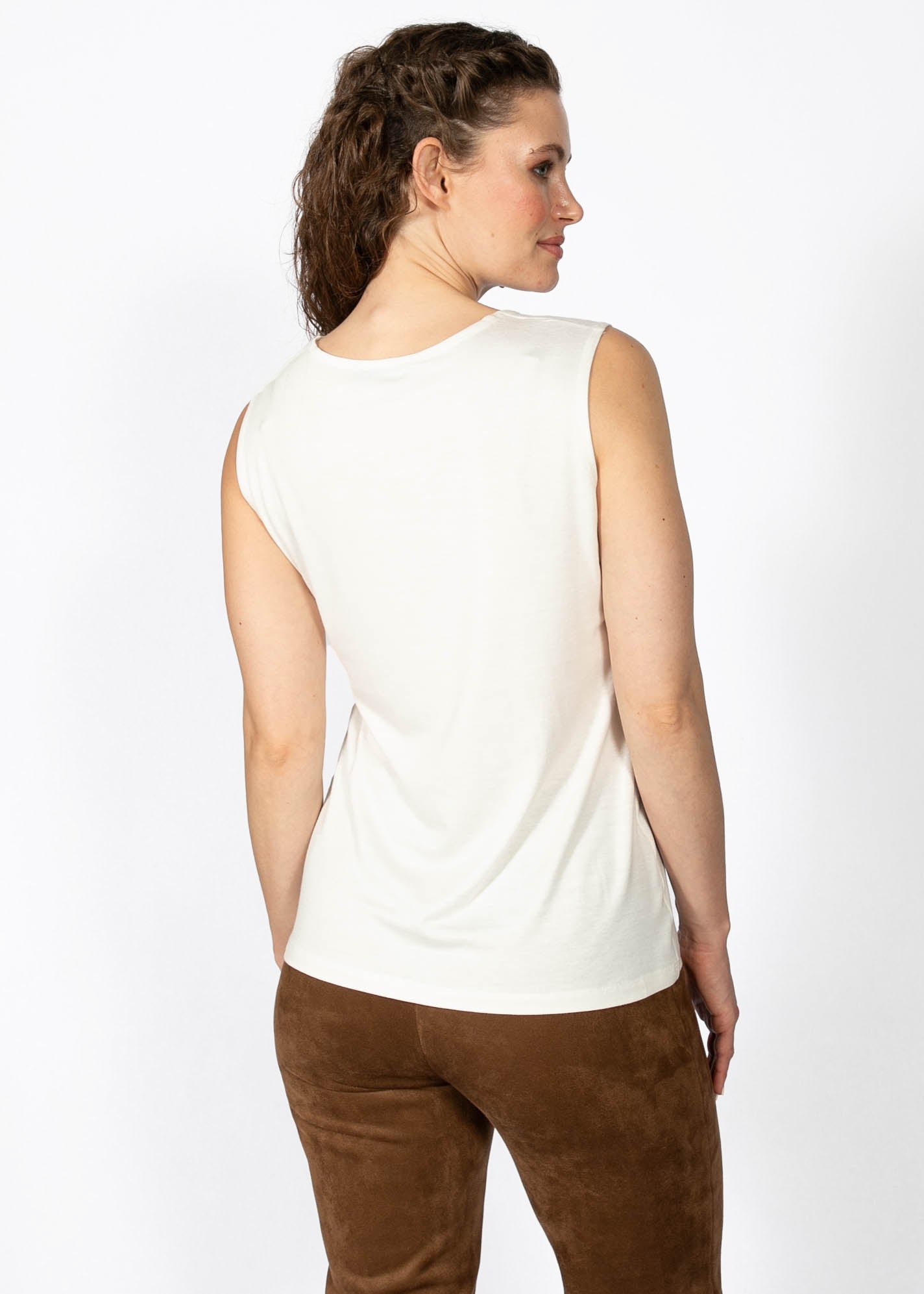 CAMISOLE BASIC COL ROND