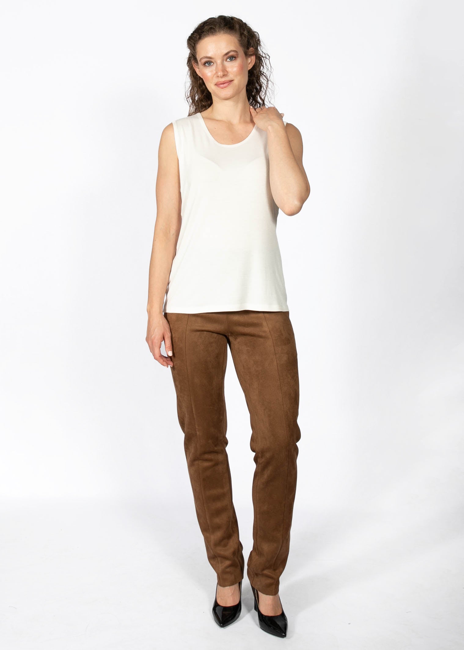 CAMISOLE BASIC COL ROND