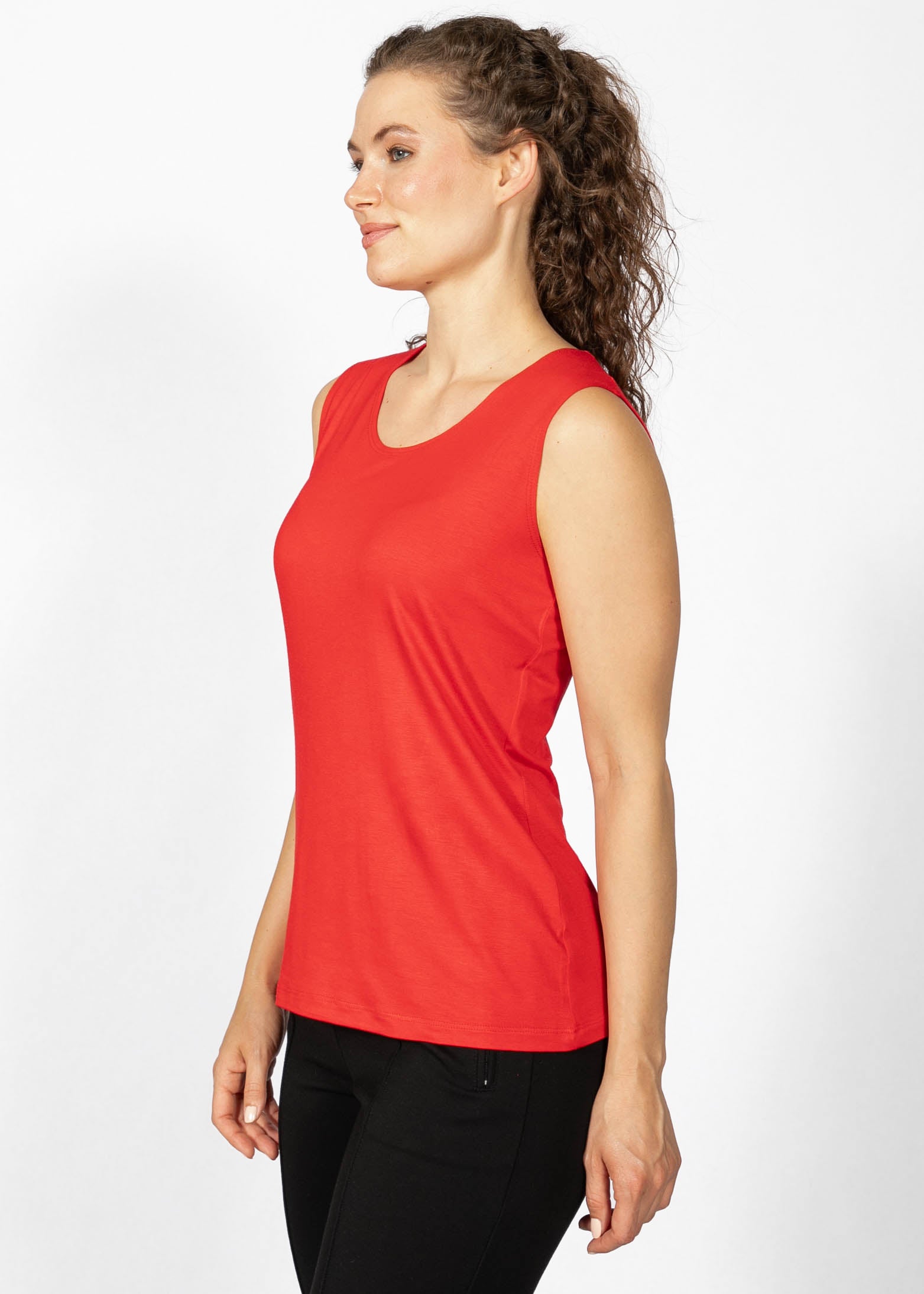 CAMISOLE BASIC COL ROND