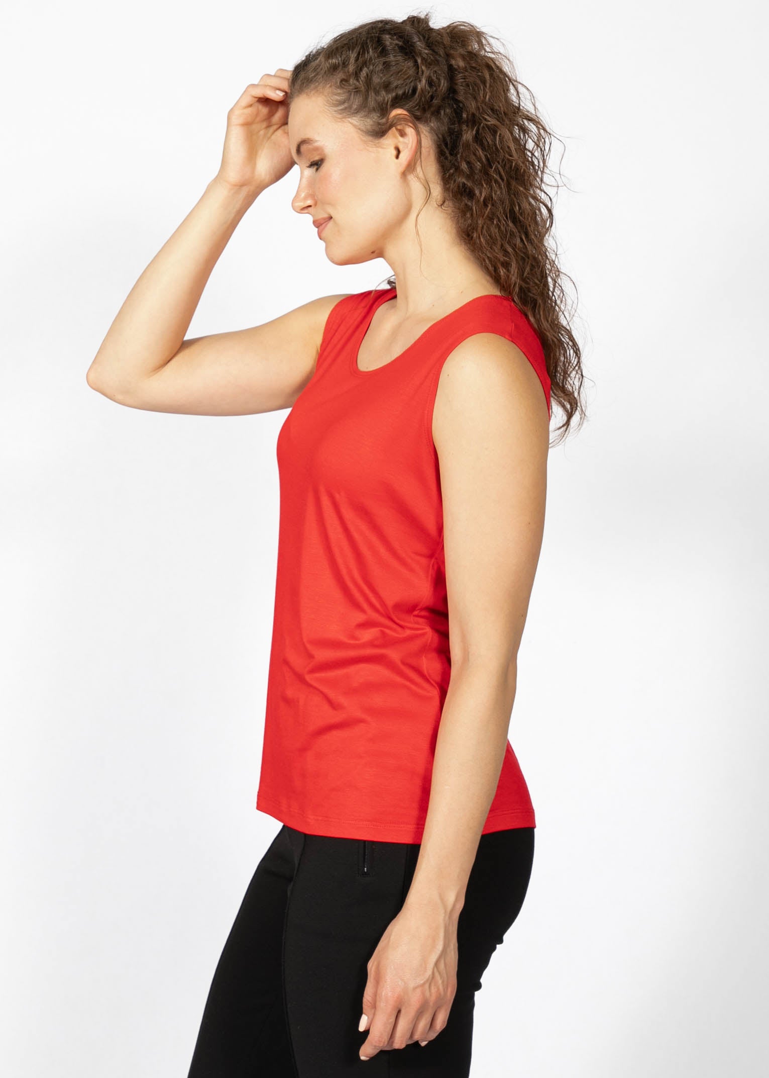 CAMISOLE BASIC COL ROND