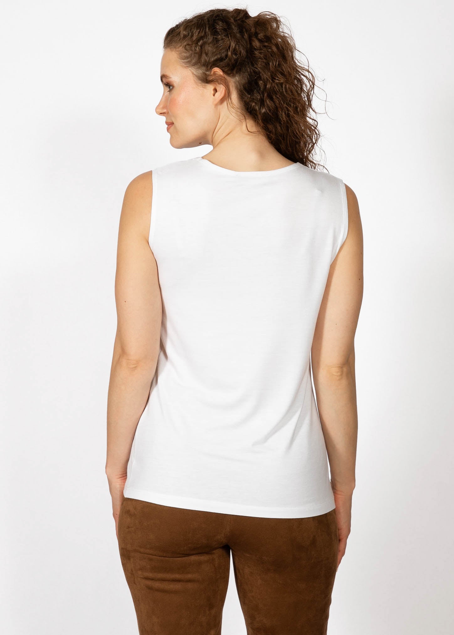 CAMISOLE BASIC COL ROND